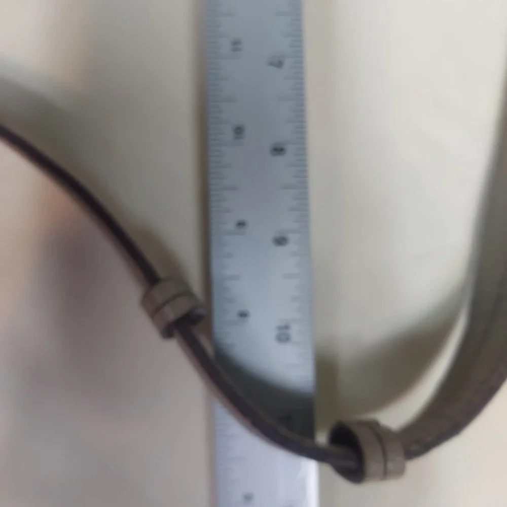 Leather‎ Hobo Shoulder Bag Designer Style Buckle Detail Taupe